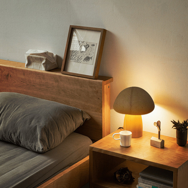 Sense - Wooden Mushrooms Table Lamp